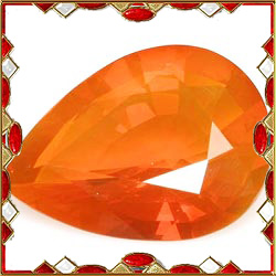 Orange gem on your birthday Learn Thai, gems