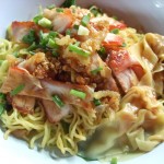 Learn Thai noodle6 บะหมี่แห้ง
