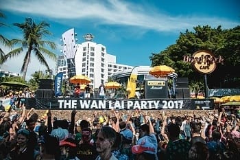 songkran party pattaya beach