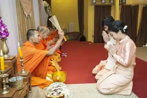 Monk Wedding Blessing | Thai Culture
